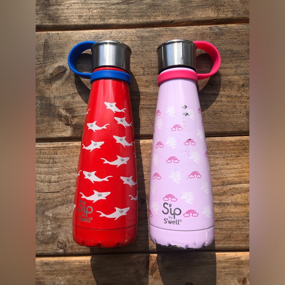 S’IP by S’well water bottles, unicorns and sharks